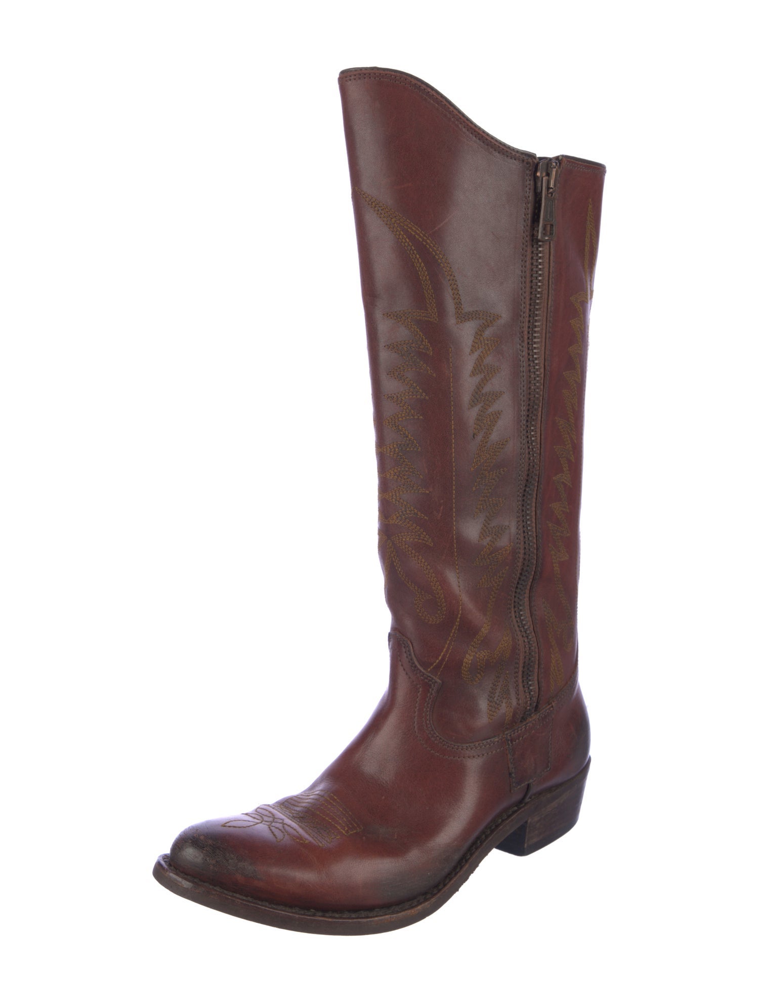 Golden Goose Vintage Leather Riding Boots