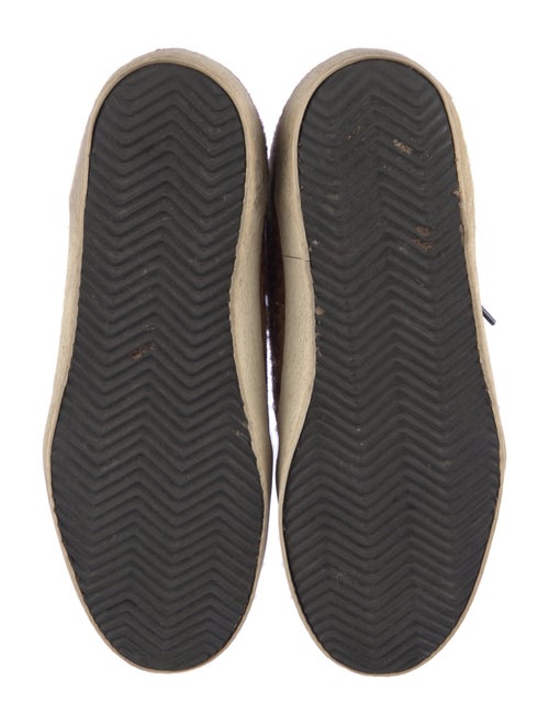 Golden Goose Ponyhair Animal Print Sneakers