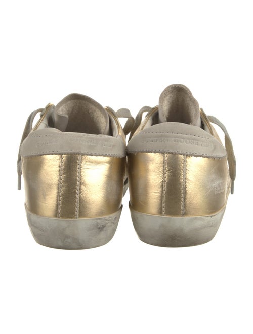 Golden Goose Leather Distressed Accents Sneakers