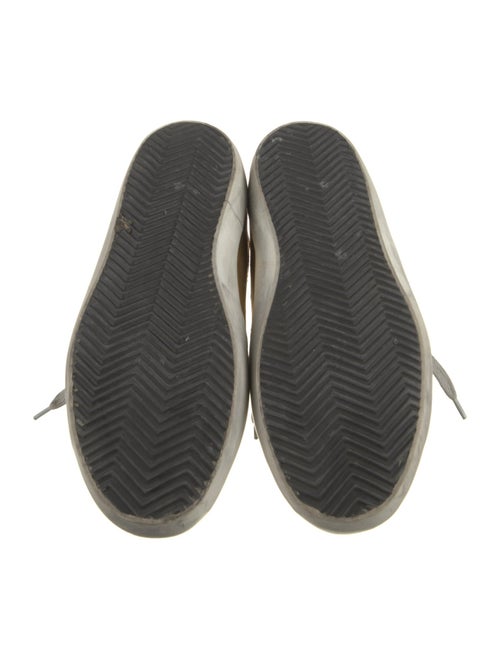 Golden Goose Leather Distressed Accents Sneakers