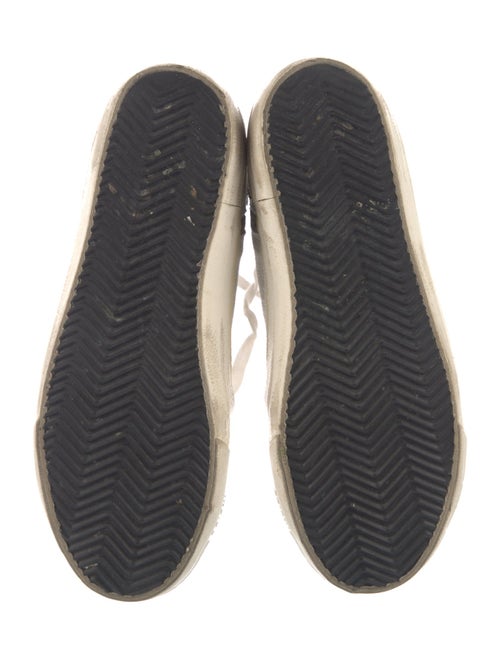 Golden Goose Suede Glitter Accents Sneakers