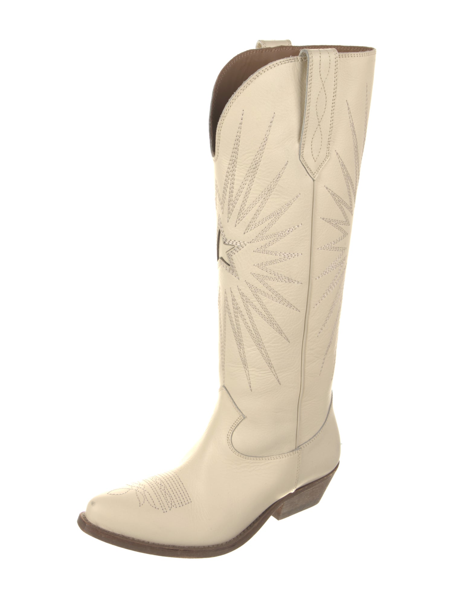 Golden Goose Wish Star Leather Riding Boots