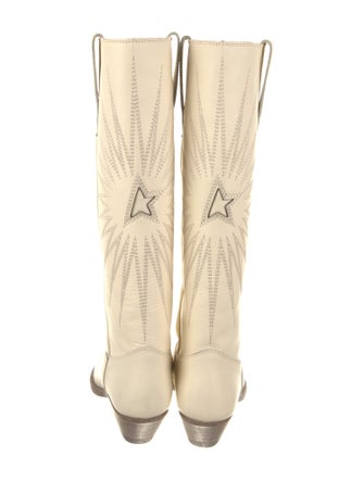 Golden Goose Wish Star Leather Riding Boots