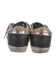 Golden Goose Leather Printed Sneakers