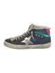 Golden Goose Denim Colorblock Pattern Sneakers
