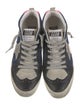 Golden Goose Denim Colorblock Pattern Sneakers