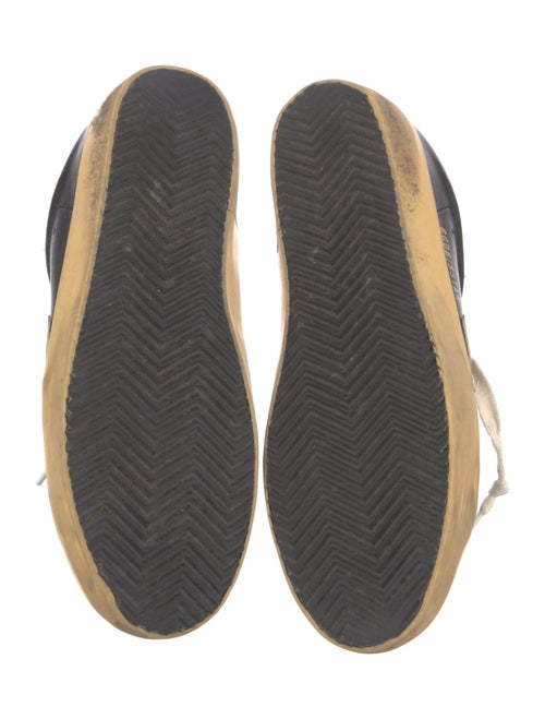 Golden Goose Leather Distressed Accents Sneakers