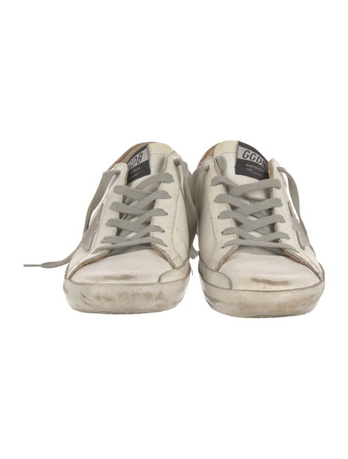 Golden Goose Leather Printed Sneakers