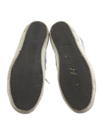 Golden Goose Denim Glitter Accents Sneakers