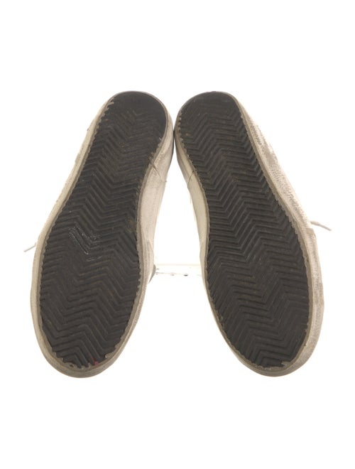 Golden Goose Leather Colorblock Pattern Sneakers