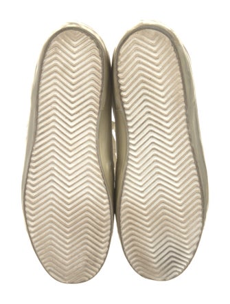 Golden Goose Leather Distressed Accents Sneakers