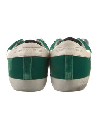 Golden Goose Velvet Distressed Accents Sneakers