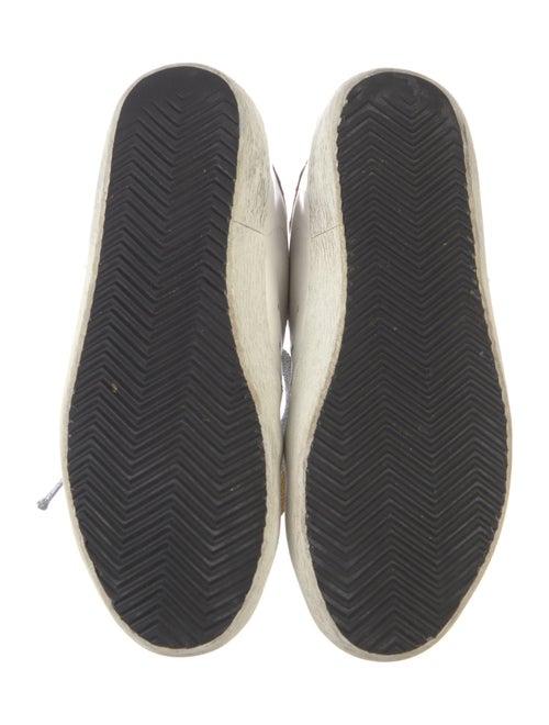 Golden Goose Leather Distressed Accents Sneakers
