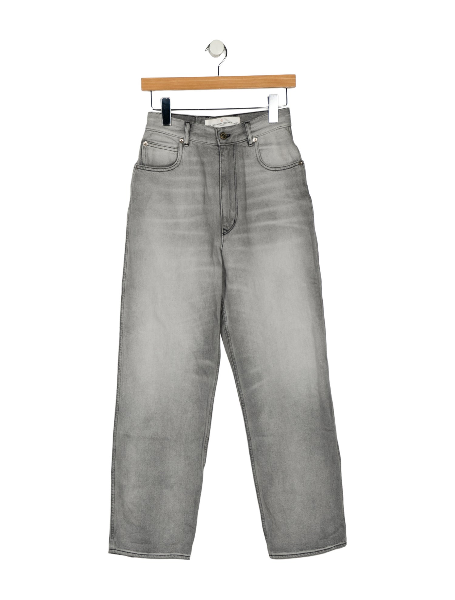 Golden Goose High-Rise Straight Leg Jeans