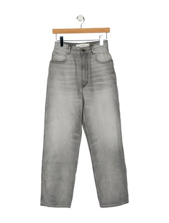 Golden Goose High-Rise Straight Leg Jeans