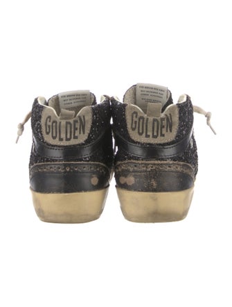 Golden Goose Glitter Printed Sneakers