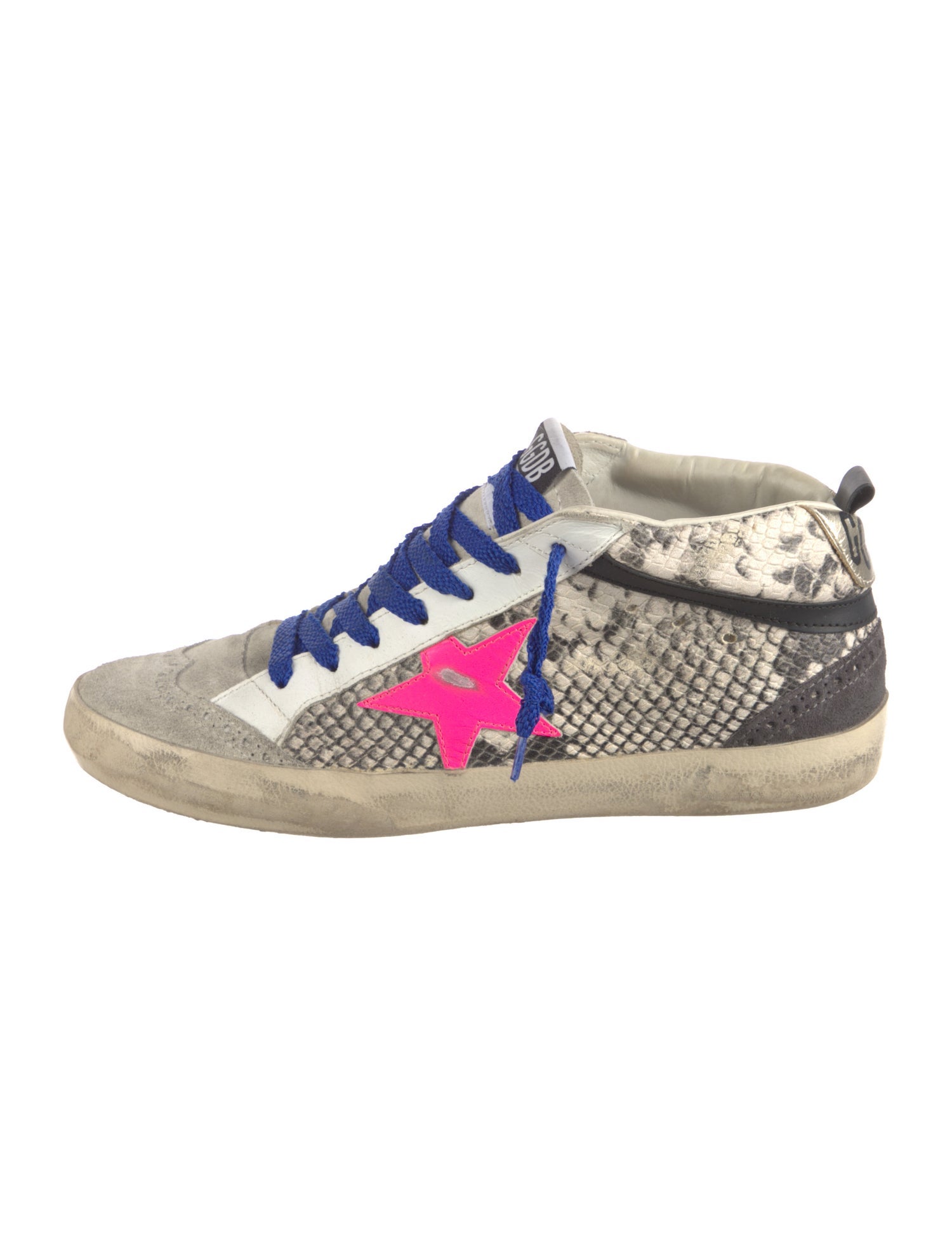 Golden Goose Suede Printed Sneakers