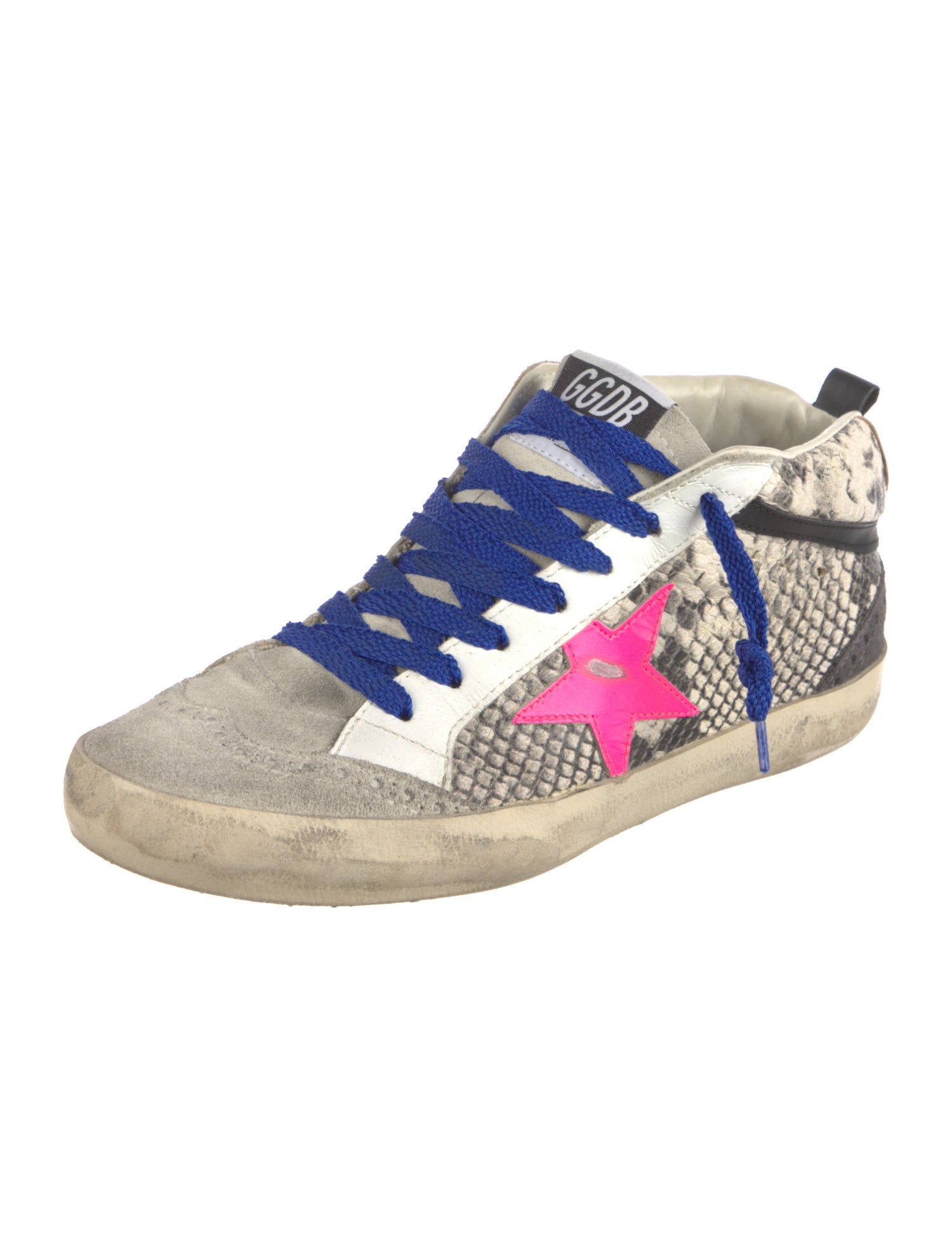 Golden Goose Suede Printed Sneakers