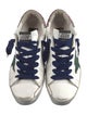 Golden Goose Leather Printed Sneakers