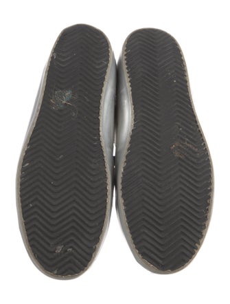 Golden Goose Leather Printed Sneakers