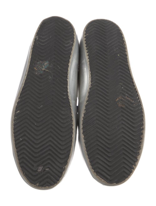 Golden Goose Leather Printed Sneakers