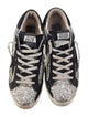Golden Goose Glitter Printed Sneakers