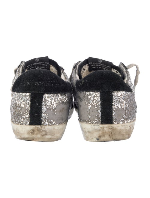 Golden Goose Glitter Printed Sneakers