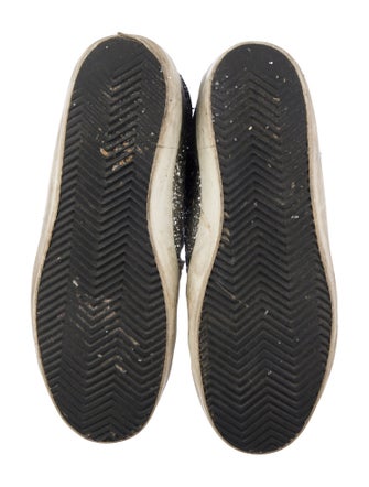 Golden Goose Glitter Printed Sneakers