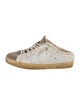 Golden Goose Leather Colorblock Pattern Sneakers