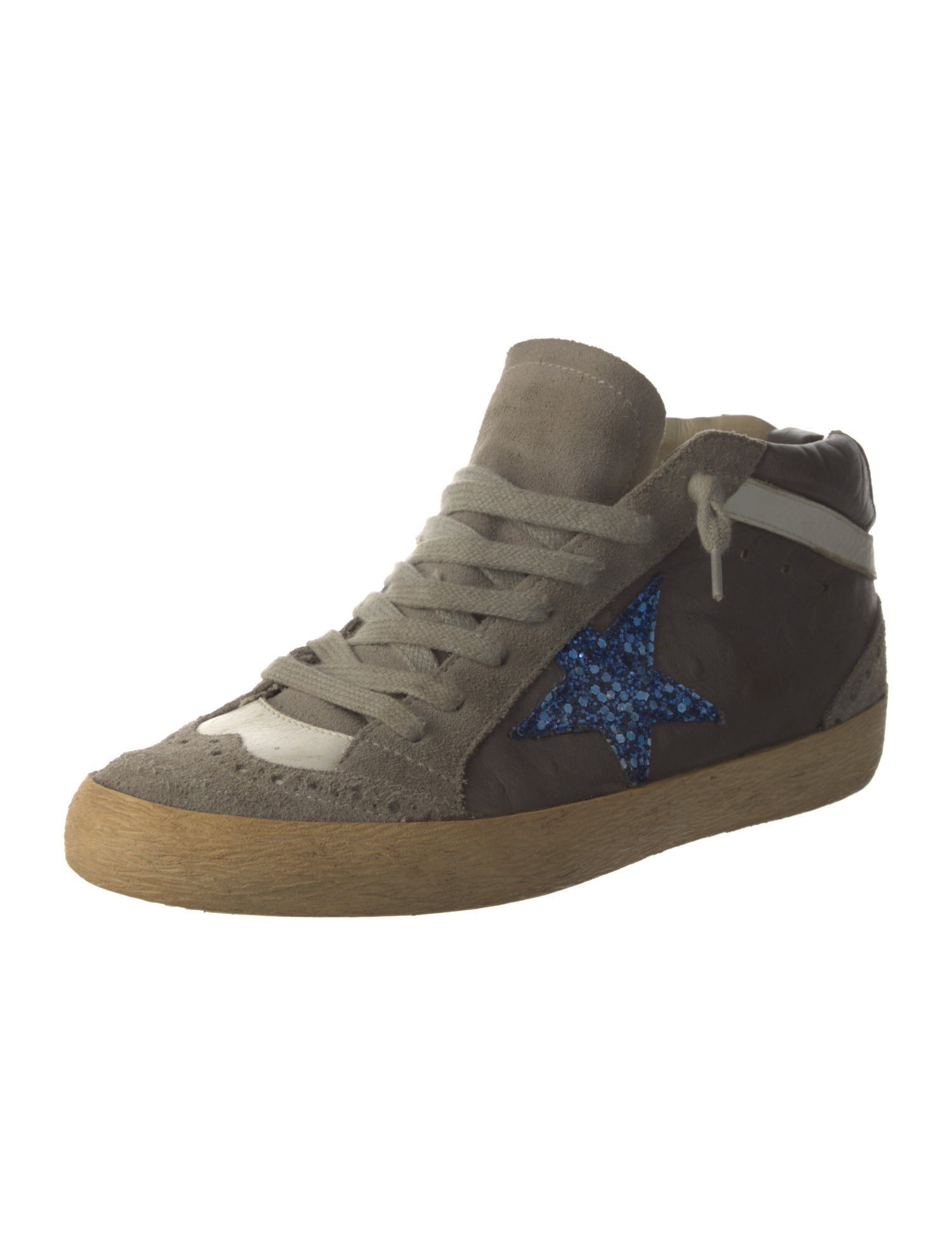 Golden Goose Suede Printed Sneakers