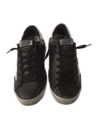 Golden Goose Leather Distressed Accents Sneakers