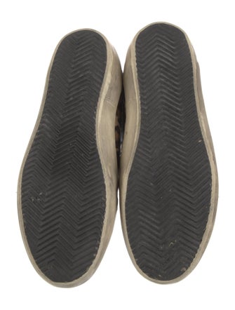 Golden Goose Ponyhair Animal Print Sneakers