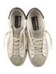 Golden Goose Leather Colorblock Pattern Sneakers