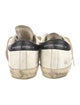 Golden Goose Leather Colorblock Pattern Sneakers
