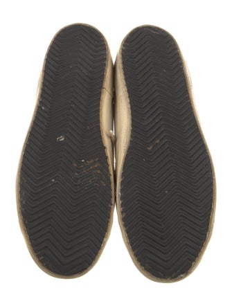 Golden Goose Leather Colorblock Pattern Sneakers