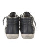 Golden Goose Leather Colorblock Pattern Sneakers