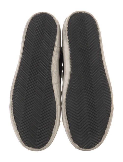 Golden Goose Leather Colorblock Pattern Sneakers