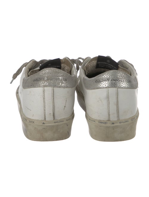 Golden Goose Leather Printed Sneakers