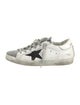 Golden Goose Leather Colorblock Pattern Sneakers