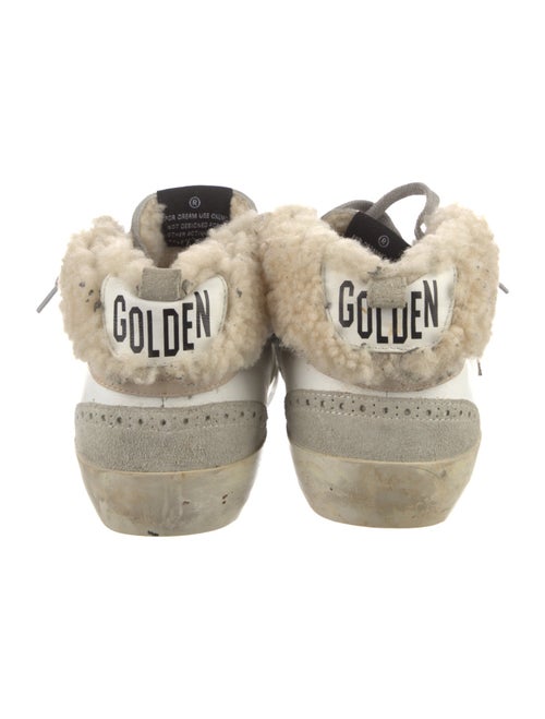 Golden Goose Leather Colorblock Pattern Sneakers