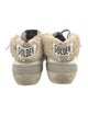Golden Goose Leather Colorblock Pattern Sneakers