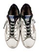 Golden Goose Leather Distressed Accents Sneakers