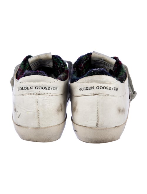 Golden Goose Leather Distressed Accents Sneakers