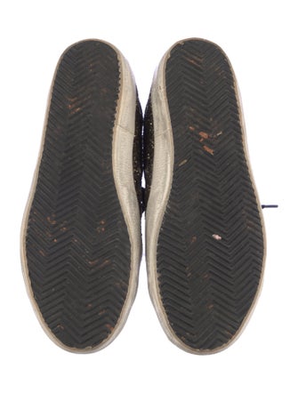 Golden Goose Glitter Graphic Print Sneakers