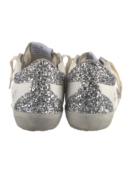 Golden Goose Glitter Colorblock Pattern Sneakers