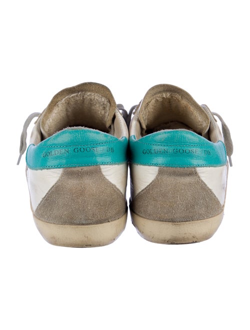 Golden Goose Leather Printed Sneakers