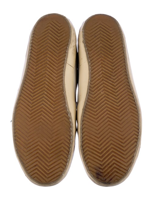 Golden Goose Leather Printed Sneakers