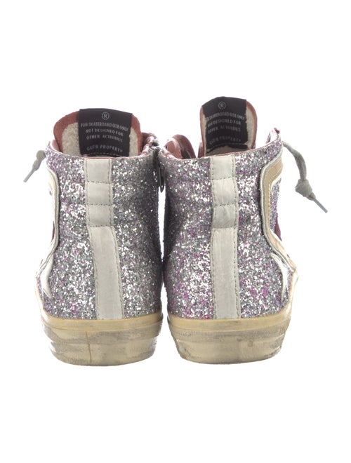 Golden Goose Glitter Printed Sneakers