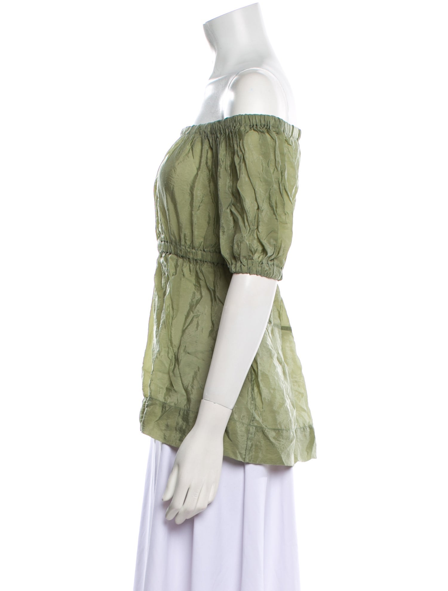 Golden Goose Off-The-Shoulder Short Sleeve Top