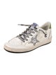 Golden Goose Leather Glitter Accents Sneakers